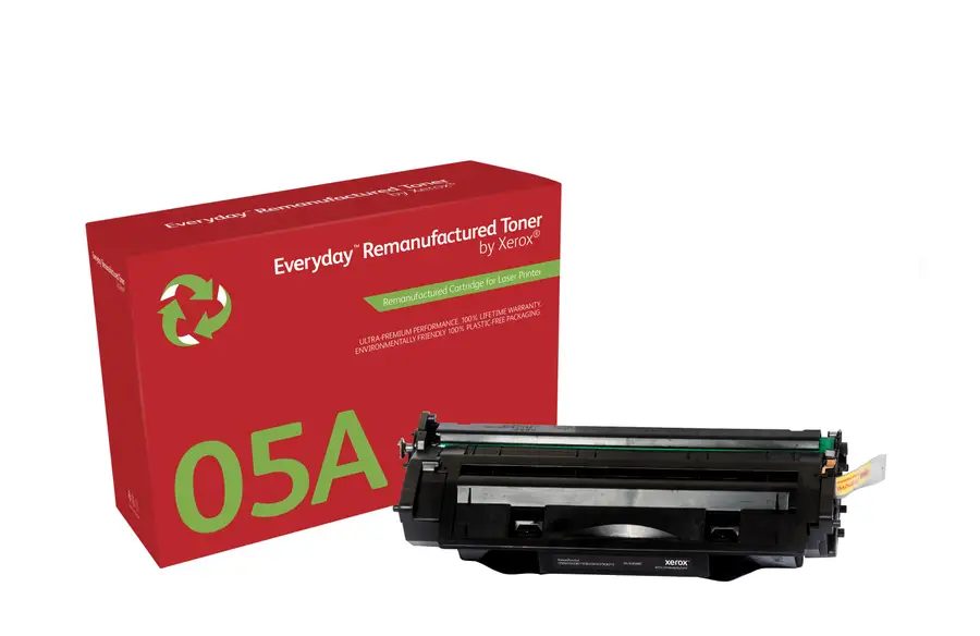 Everyday™ Mono Remanufactured Toner by Xerox compatible with HP 05A (CE505A), Standard capacity