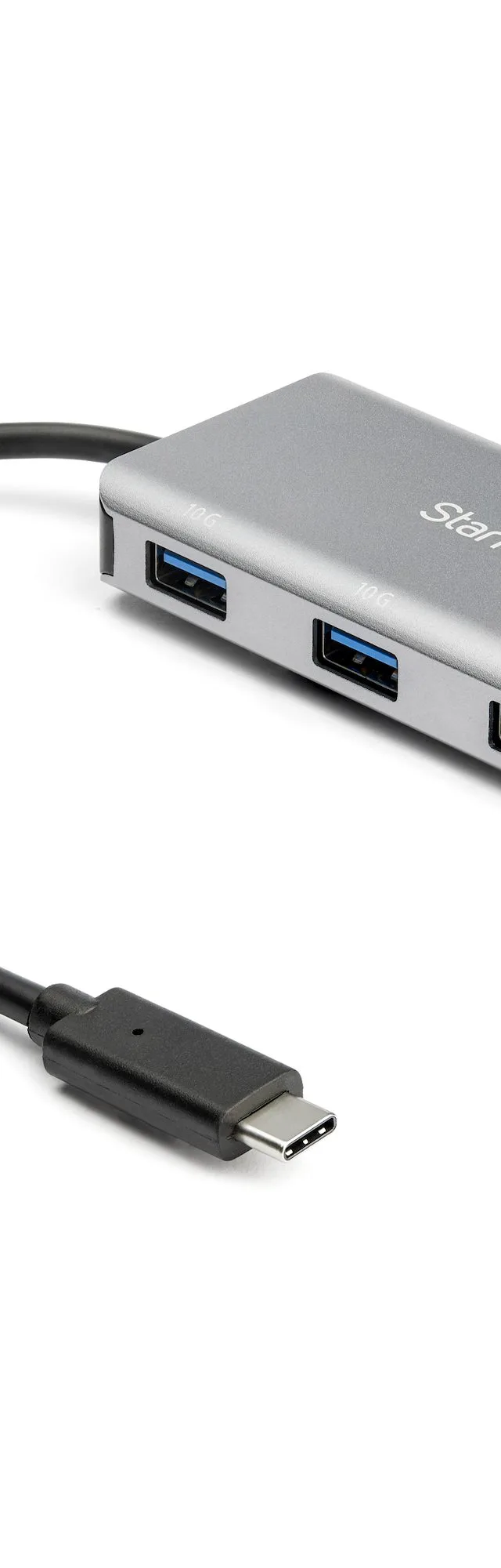 StarTech.com 3 Port 10Gbps USB C Hub with SD Card Reader - 3x USB-A & 1x SD Slot - Portable USB 3.1/3.2 Gen 2 Type C Adapter Hub - Laptop Hub - USB Bus Powered - Thunderbolt 3 Compatible~3 Port 10Gbps USB C Hub with SD Card Reader - 3x USB-A & 1x SD Slot - Portable USB 3.2 Gen 2 Type C Adapter Hub - Laptop Hub - USB Bus Powered - Thunderbolt 3 Compatible