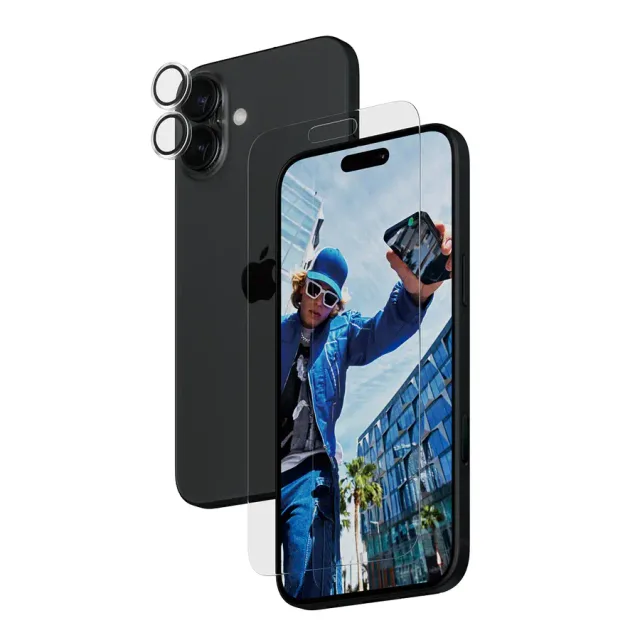 PanzerGlass ® 2-in-1 Bundle iPhone 16 Plus Clear screen protector Apple 1 pc(s)
