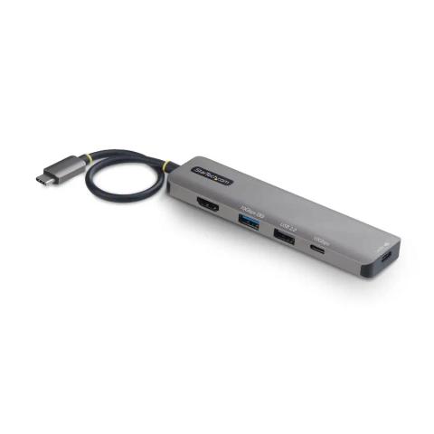 StarTech.com USB-C to HDMI Multiport Adapter with 140W PD Charging, 4K 60Hz, USB 10Gbps Hub, Type-C Mini Dock for MacBook / Dell / Thinkpad / HP