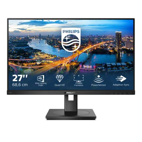 Philips B Line 275B1/00 computer monitor 68.6 cm (27") 2560 x 1440 pixels 2K Ultra HD LCD Black