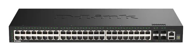 D-Link 52-Port Gigabit Stackable Smart Managed Switch with 4 x 10G SFP+ Ports