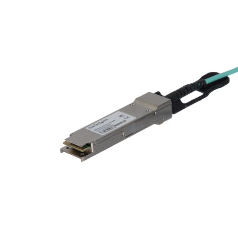 StarTech.com MSA Uncoded 10m/32.8ft 40G QSFP+ to QSFP+ AOC Cable - 40 GbE QSFP+ Active Optical Fiber - 40 Gbps QSFP Plus/Transceiver Module Cable