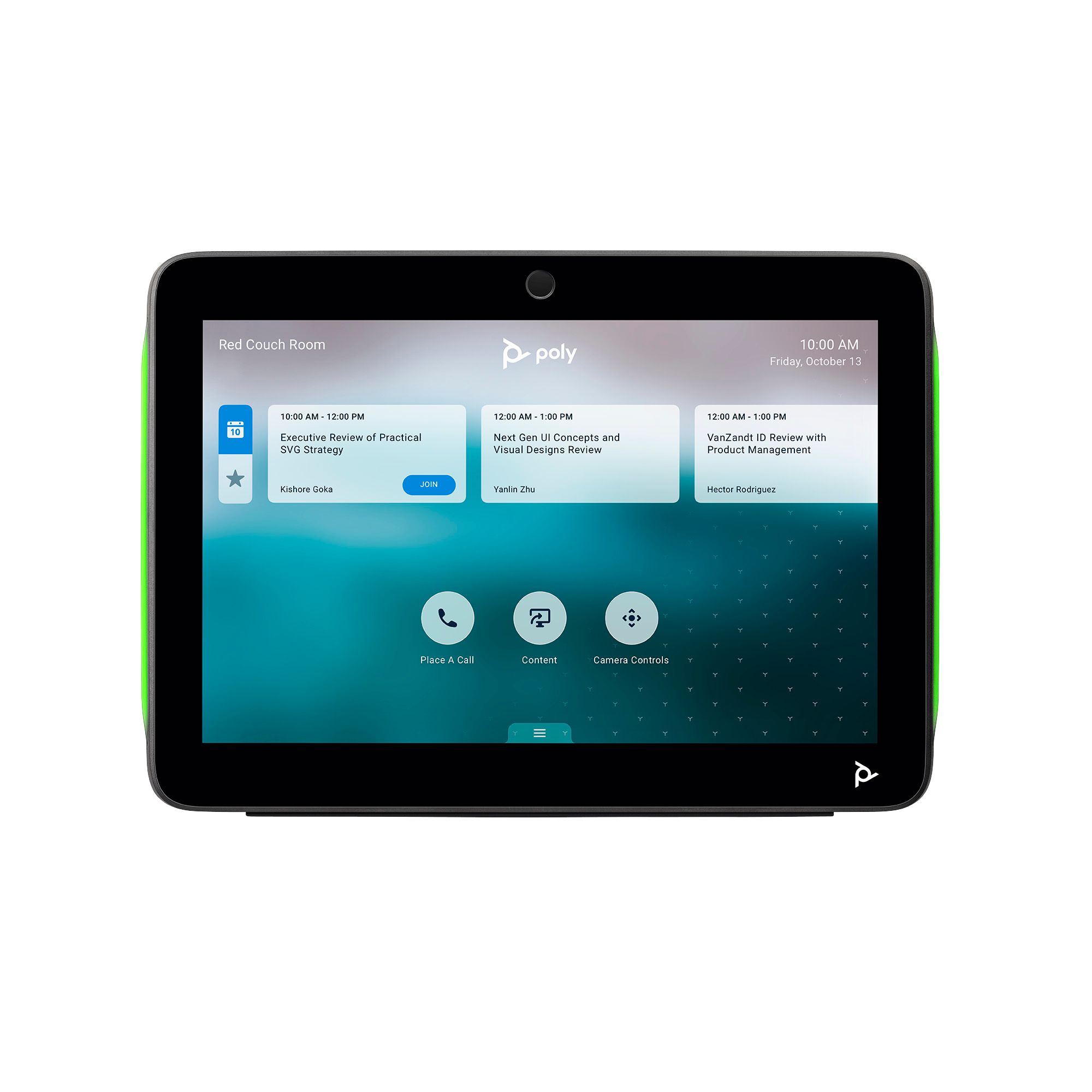 HP Poly TC10 Black Touch Controller No Radio GSA/TAA