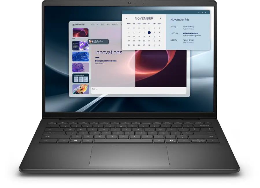 DELL Pro 14 Essential PV14255 AMD Ryzen™ 7 PRO 250 Laptop 35.6 cm (14") Full HD+ 16 GB DDR5-SDRAM 512 GB SSD Wi-Fi 6 (802.11ax) Windows 11 Pro German Black
