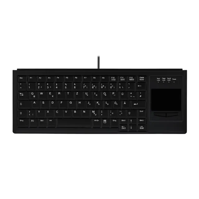 Contour Design Active Key Contour Industrial Keyboard IP68 Touchpad Mini Wireless Black DE 4400