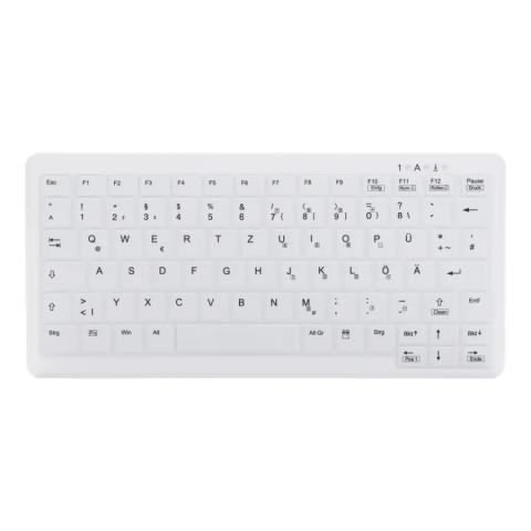 Contour Design Active Key Contour ClassicClean Medical Keyboard IP68 Mini Wireless White DE C4110