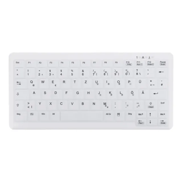 Contour Design Active Key Contour ClassicClean Medical Keyboard IP68 Mini Wireless White DE C4110