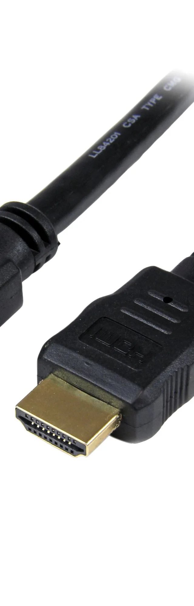 StarTech.com 2m (6ft) HDMI Cable - 4K High Speed HDMI Cable with Ethernet - UHD 4K 30Hz Video - HDMI 1.4 Cable - Ultra HD HDMI Monitors, Projectors, TVs & Displays - Black HDMI Cord - M/M