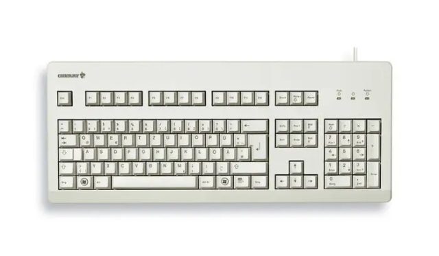 CHERRY G80-3000 keyboard Universal USB AZERTY French Grey