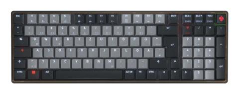 CHERRY KW 550 MX LP keyboard Home/Office USB + Bluetooth QWERTZ German Black