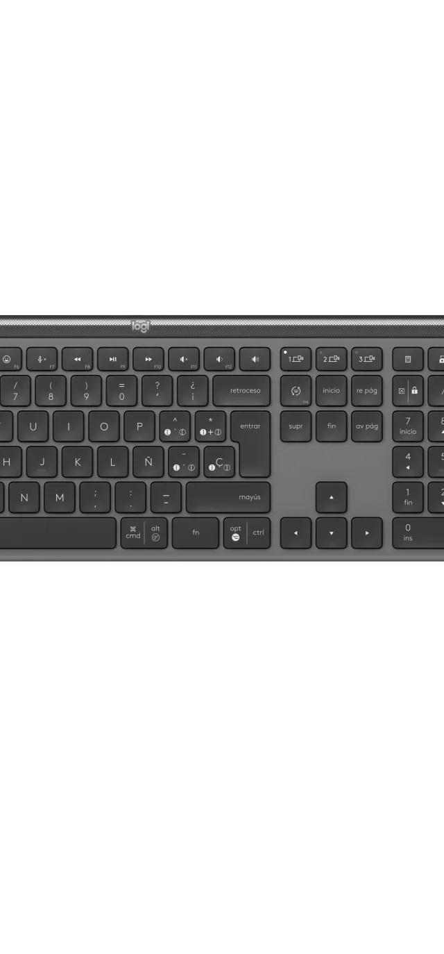 Logitech 920-012486 keyboard Mouse included Office RF Wireless + Bluetooth QWERTY Spanish Graphite