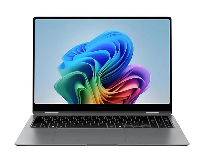Samsung Galaxy Book5 Pro 360 Copilot+ PC Intel Core Ultra 7 258V Hybrid (2-in-1) 40.6 cm (16") Touchscreen WQXGA+ 32 GB LPDDR5x-SDRAM 512 GB SSD Wi-Fi 7 (802.11be) Windows 11 Pro German Grey