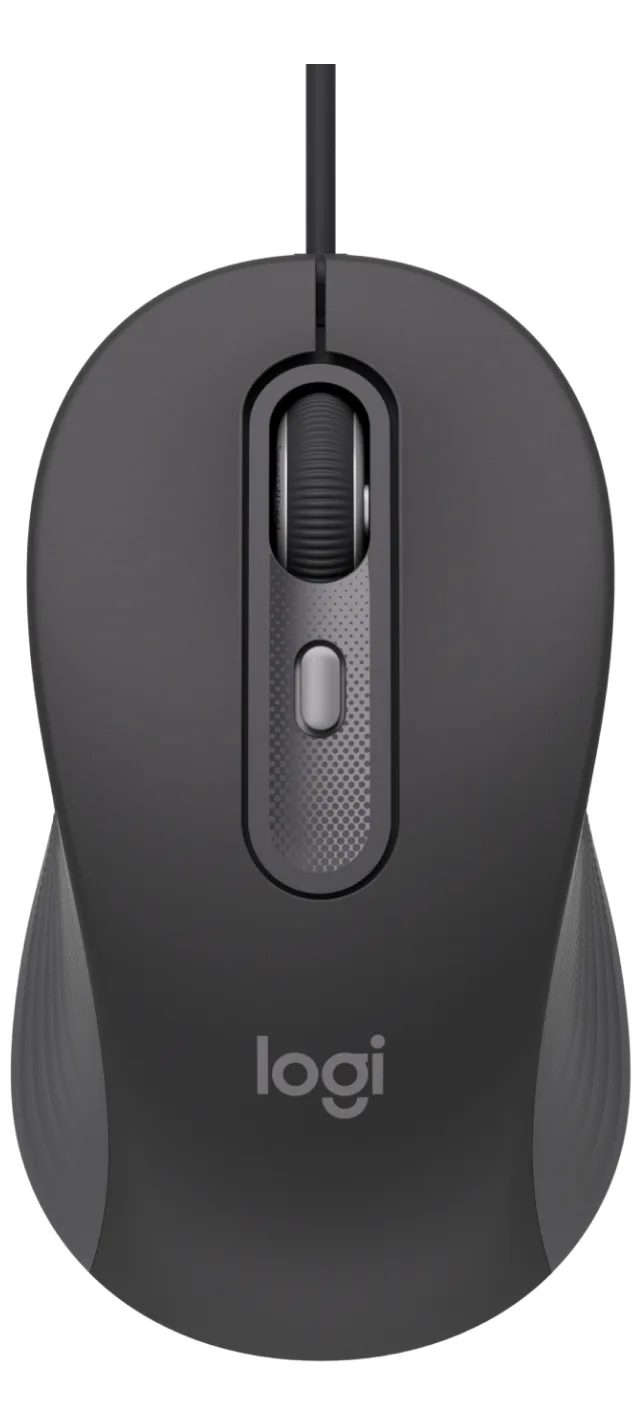 Logitech Signature Wired M520 for Business mouse Office Ambidextrous USB Type-C Optical 4000 DPI