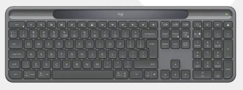 Logitech Signature Slim Solar+ K980 for Business keyboard Universal RF Wireless + Bluetooth QWERTY Spanish Graphite