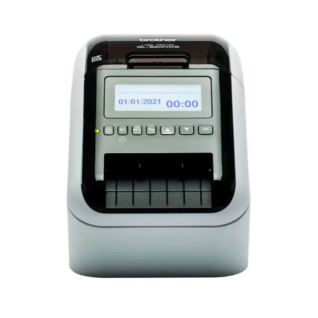 Brother QL-820NWBCVM label printer Direct thermal Colour 300 x 600 DPI 176 mm/sec Wired & Wireless Ethernet LAN DK Wi-Fi Bluetooth