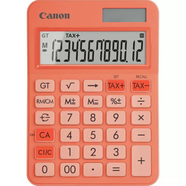 Canon LS-125KB calculator Desktop Basic Orange