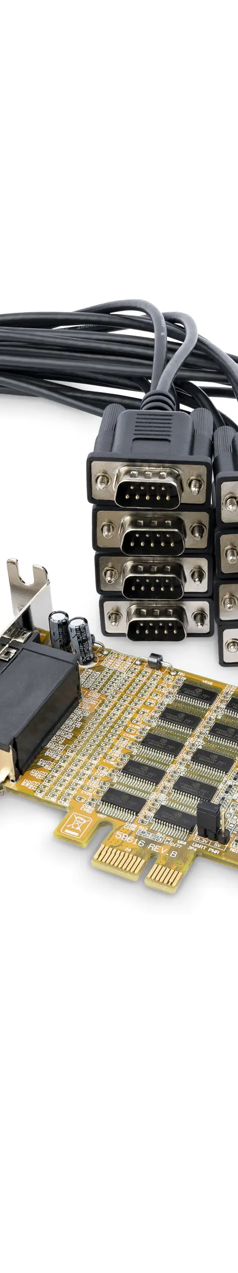 StarTech.com 16-Port Low-Profile Serial Card - RS232 - PCI Express