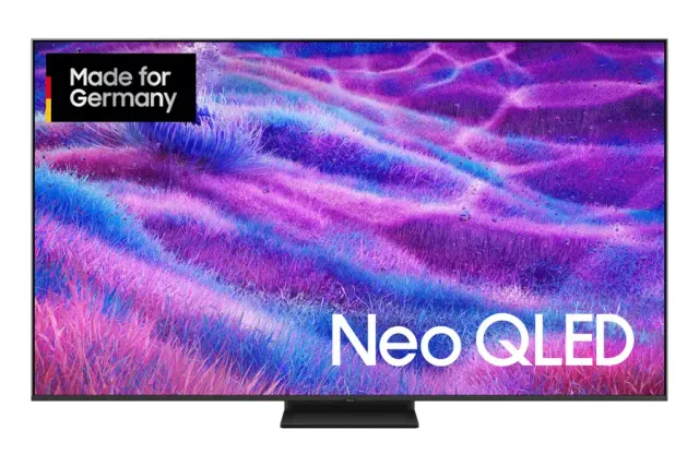 Samsung GQ85QN80FAU 2.16 m (85") 4K Ultra HD Smart TV Wi-Fi Carbon, Silver