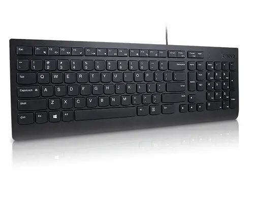 Lenovo Essential keyboard Universal USB Hungarian Black
