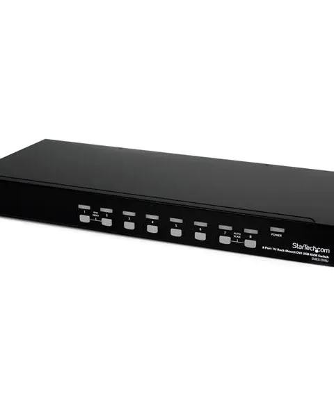 StarTech.com 8 Port 1U Rackmount DVI USB KVM Switch