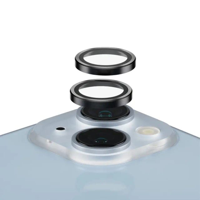 PanzerGlass ® Hoops® Camera Lens Protector Black iPhone 14 | 14 Plus Clear screen protector Apple 1 pc(s)