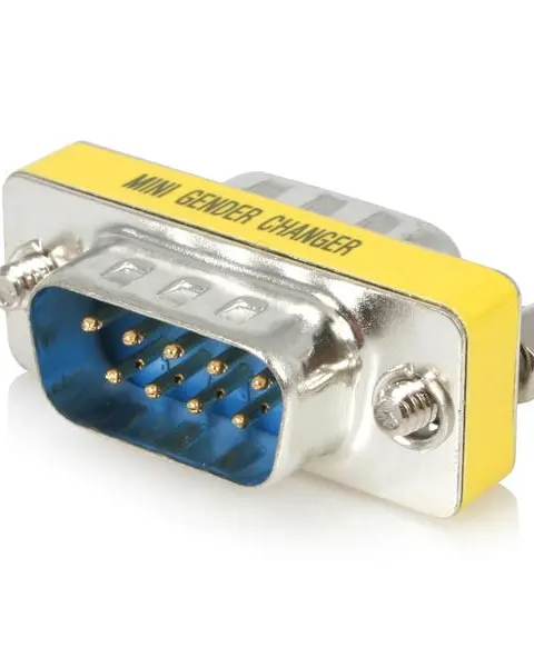 StarTech.com Slimline Serial DB9 Gender Changer - M/M