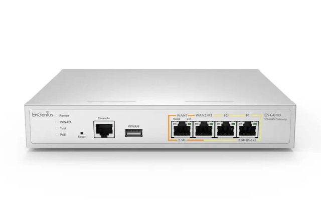 EnGenius Cloud Managed Security Gateway 2 x 2.5 GbE LAN & 2 x 2.5 GbE WAN