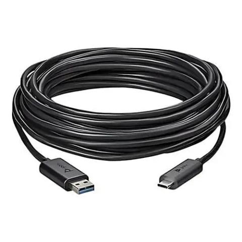 HP Poly Active Optical USB 3.1 Cable (10M) USB cable USB 3.2 Gen 1 (3.1 Gen 1) USB A USB C Black