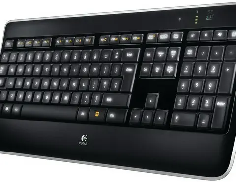 Logitech Wireless Illuminated K800 keyboard RF Wireless AZERTY French Black