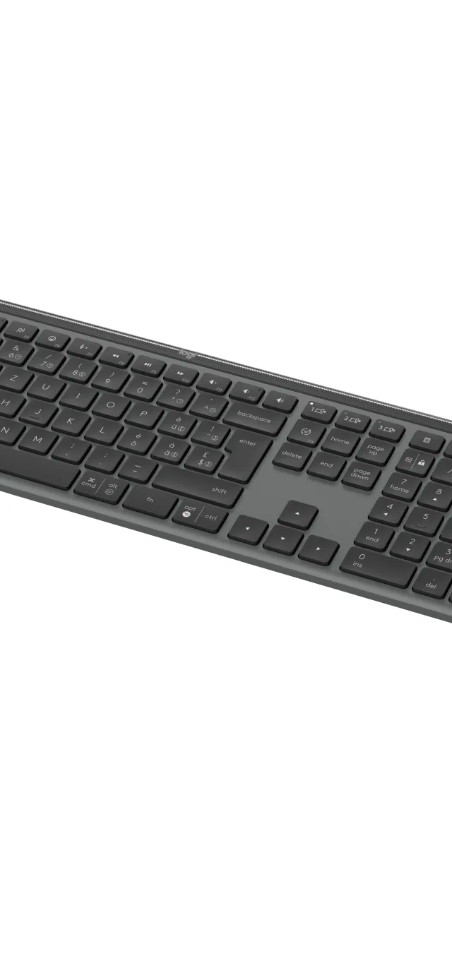 Logitech 920-012482 keyboard Mouse included Office RF Wireless + Bluetooth QWERTZ Swiss Graphite