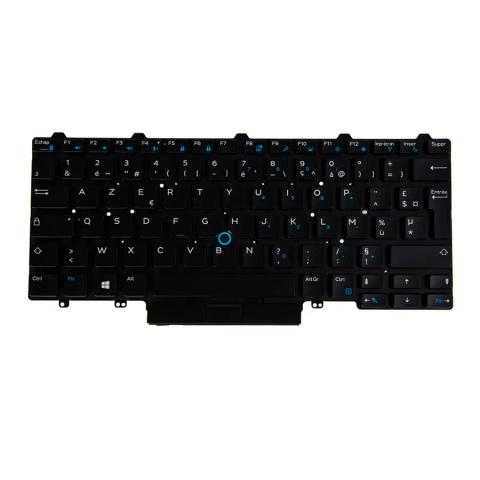 Origin Storage KBD Latitude E5440 French Layout 84 Keys Backlit Dual Point