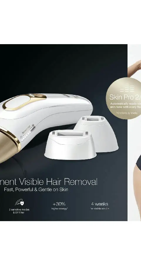 Braun Silk-expert Pro 5 PL5243 Intense pulsed light (IPL) Gold, White