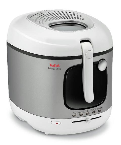 Tefal FR4800 Single Stand-alone 2100 W Deep fryer Stainless steel, White