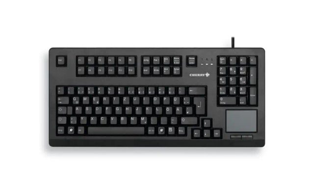 CHERRY TouchBoard G80-11900 keyboard Office USB QWERTY Nordic Black