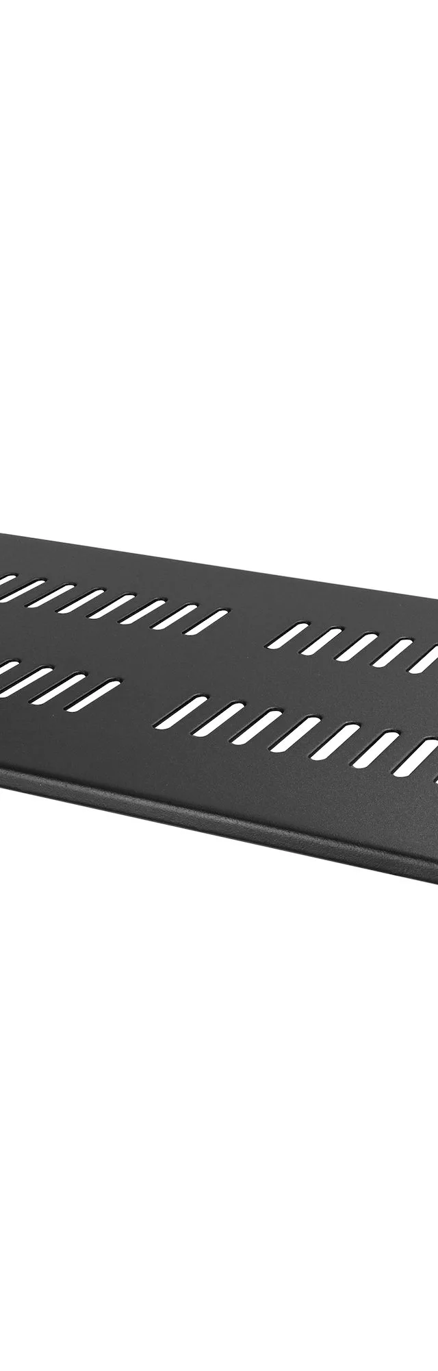 StarTech.com 1U Server Rack Shelf - Universal Vented Rack Mount Cantilever Tray for 19" Network Equipment Rack & Cabinet - Heavy Duty Steel - Weight Capacity 44lb/20kg - 10" Deep Shelf, Black