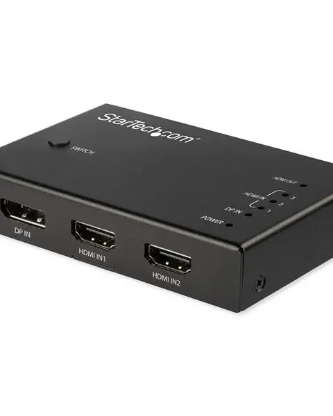 StarTech.com 4-Port HDMI Video Switch - 3x HDMI and 1x DisplayPort - 4K 60Hz
