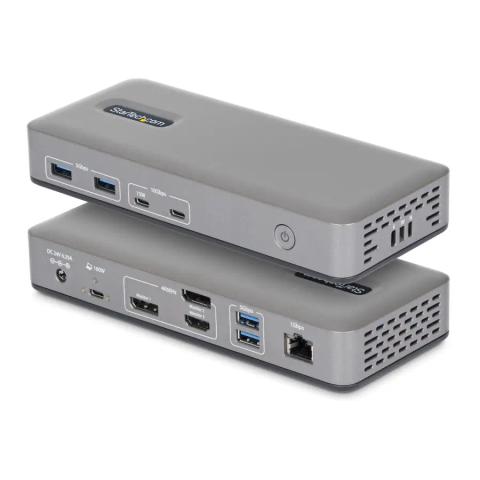 StarTech.com 199UE-USBC-DOCK laptop dock/port replicator Wired USB 3.2 Gen 2 (3.1 Gen 2) Type-C Grey