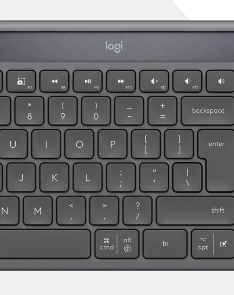 Logitech Signature Slim Solar+ K980 for Business keyboard Universal RF Wireless + Bluetooth AZERTY French Graphite