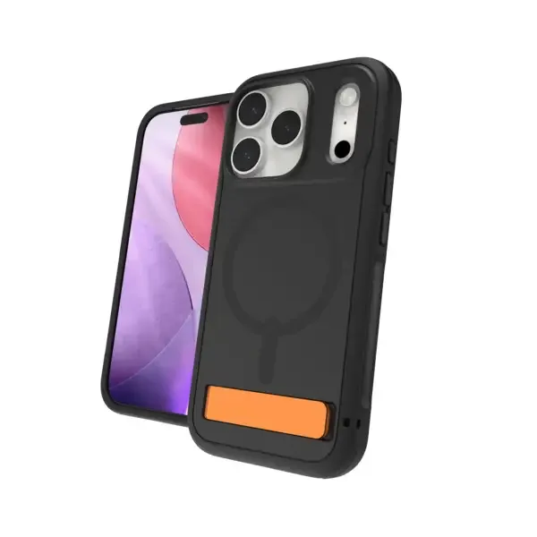 ZAGG Sedona Snap Kickstand Case For Apple iPhone 17 Pro Flood Black