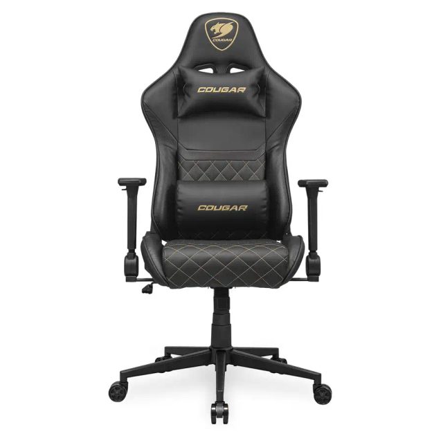 COUGAR Armor One V2 Gold Gaming Chair, Black