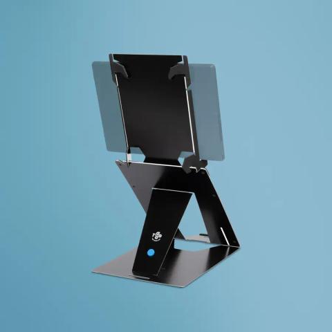 R-Go Tools Tablet and laptop stand R-Go Riser Duo, suitable for 10-22 inch screen, black