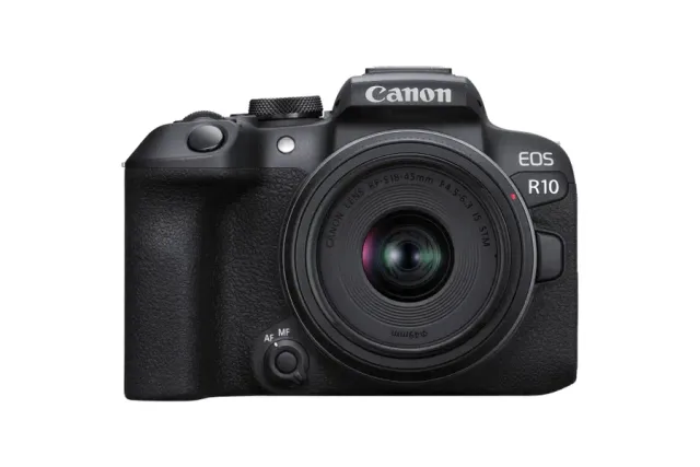 Canon EOS R10 + RF-S 18-45mm F4.5-6.3 IS STM MILC 24.2 MP CMOS 6000 x 4000 pixels Black