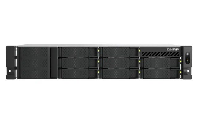 QNAP TS-855EU-RP NAS Rack (2U) Intel Atom® C5125 8 GB DDR4 0 TB QuTS hero Black
