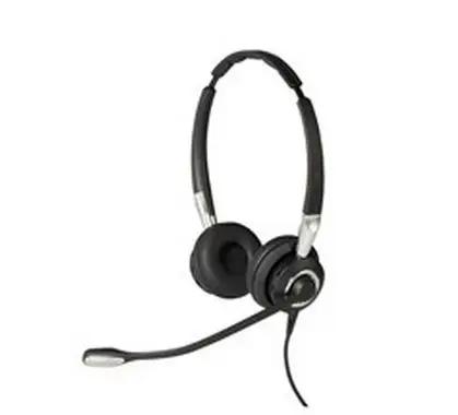Jabra Biz 2400 II QD Duo UNC Headset Wired Head-band Office/Call center Black, Silver