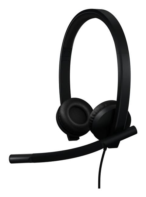 Logitech H570e Headset Wired Head-band Office/Call center USB Type-C Black