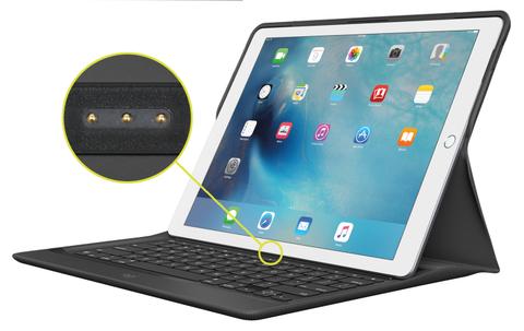 Logitech CREATE QWERTY Italian Smart Connector Black