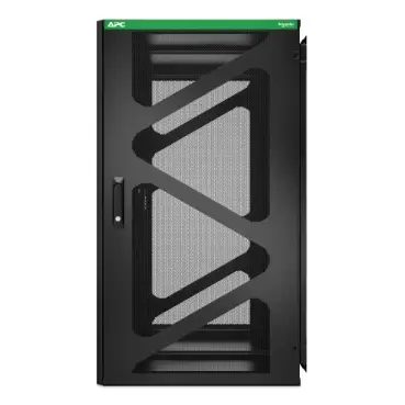 APC NetShelter WX AR124SM - 19inch Wall patch cabinet, 24U/U, 800MM deep, Side mounting, Mounted