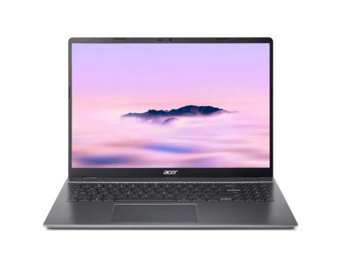 Acer Chromebook CB516-1H-582S Intel Core 5 120U 40.6 cm (16") WUXGA 16 GB LPDDR5-SDRAM 256 GB SSD Wi-Fi 6E (802.11ax) ChromeOS German Grey