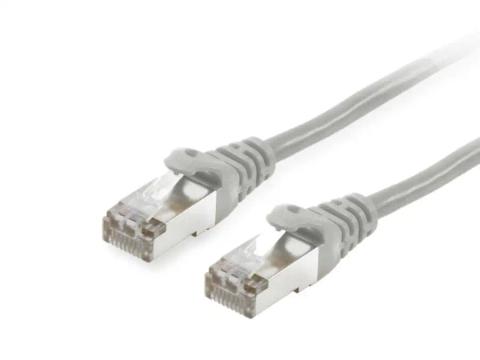 Equip Cat.6A S/FTP Patch Cable, Grey, 1.5m